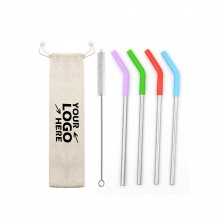 Metal Straws With Silicone Tips